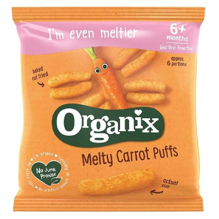 Organix Carrot Puffs 20g